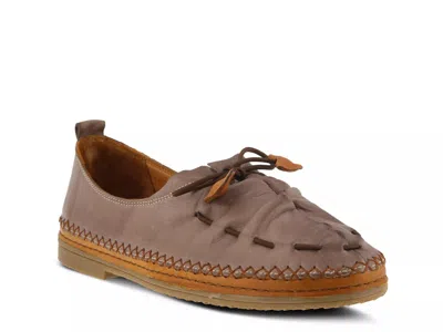 Spring Step Berna Flat In Brown