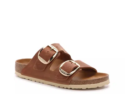Birkenstock Arizona Big Buckle Womens Sandals Colour: Cognac Oiled, Size: 7 / 40 In Multi