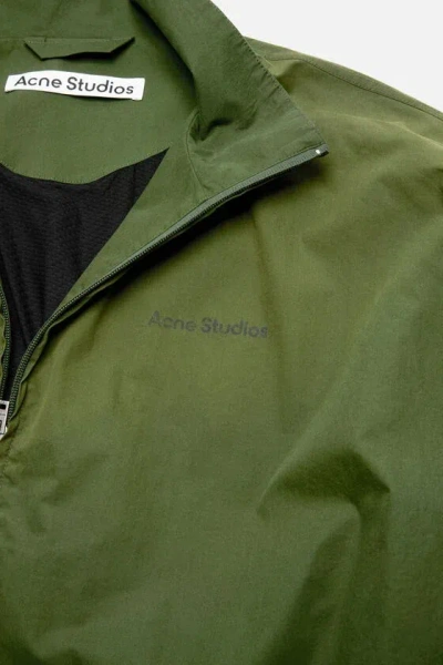 Acne Studios Full-zip Jacket In Green