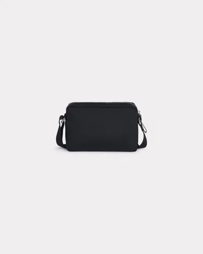Kenzo Messenger Bag Rectangular Shape Graphic Print Strap In Black