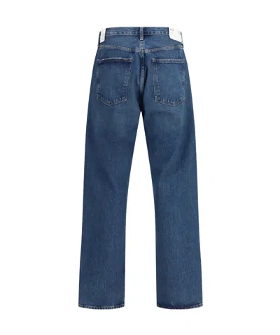 Agolde Five-pocket Jeans In Blue