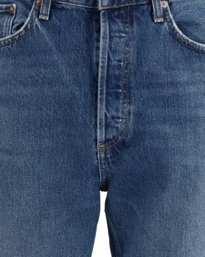 Agolde Five-pocket Jeans In Blue