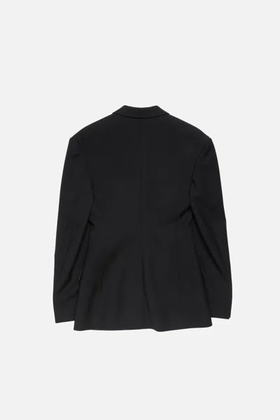 Acne Studios Single-breasted Blazer In Black