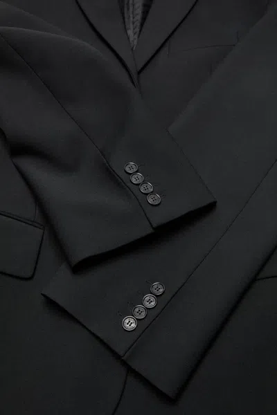 Acne Studios Single-breasted Blazer In Black