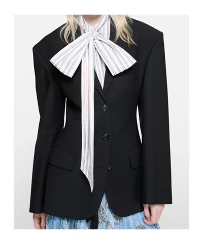 Acne Studios Single-breasted Blazer In Black