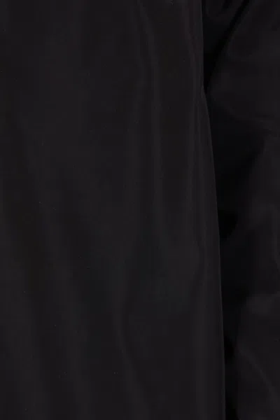 Aspesi Long Sleeved Press-stud Overshirt In Black