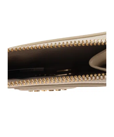 Marc Jacobs Everyday Top Zip Leather Wallet In Neutral