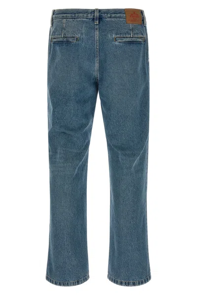 Prada Belt Loop Jeans In Blue
