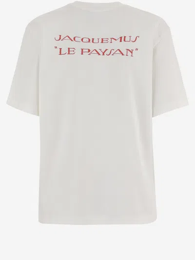 Jacquemus Crew Neck T-shirt In White