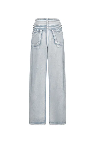 Acne Studios Jeans With Belt Loops In Gray