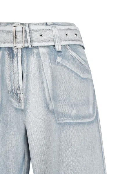 Acne Studios Jeans With Belt Loops In Gray