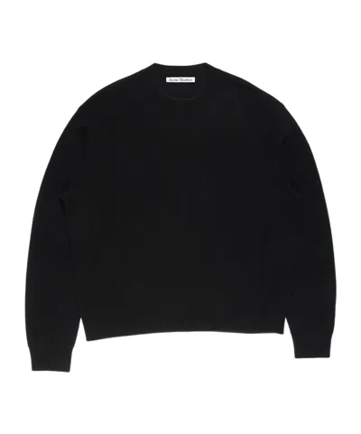 Acne Studios Crew-neck Sweater In Black
