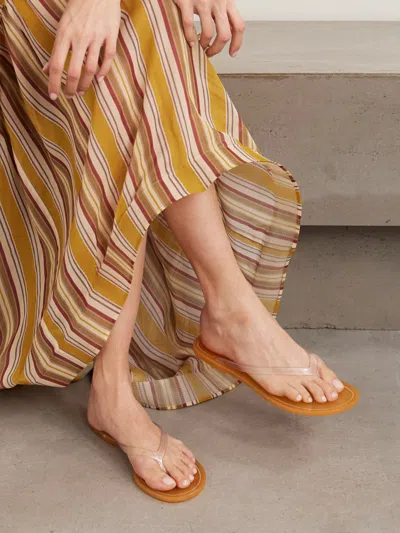 Christopher Esber Jo Pvc Flip Flops In Brown