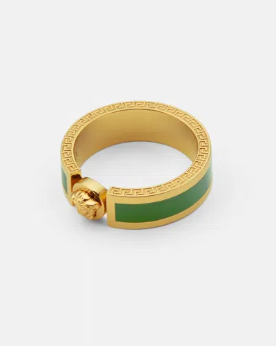 Versace Medusa Greca Ring In Multi