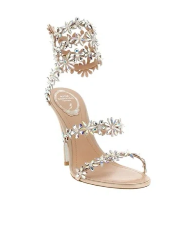 René Caovilla Flat Sandal Rene Caovilla Woman Color Pink In Multi