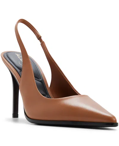 Aldo Re Samantha Slingback Pump In Brown