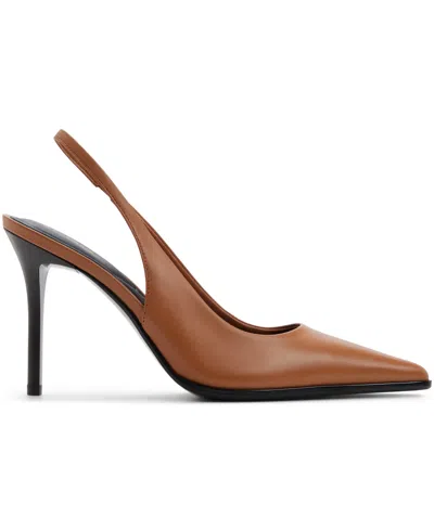 Aldo Re Samantha Slingback Pump In Brown