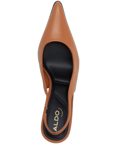 Aldo Re Samantha Slingback Pump In Brown