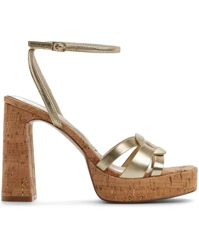 Aldo Beverlyanne Platform Sandal In Neutral