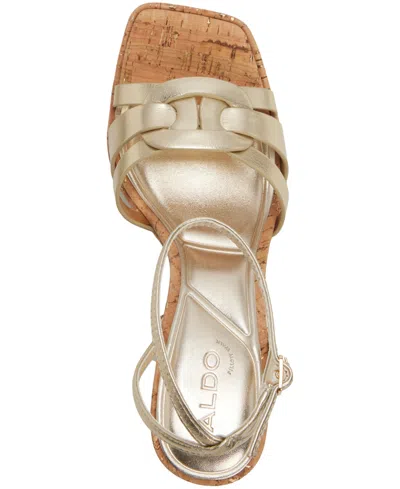 Aldo Beverlyanne Platform Sandal In Neutral
