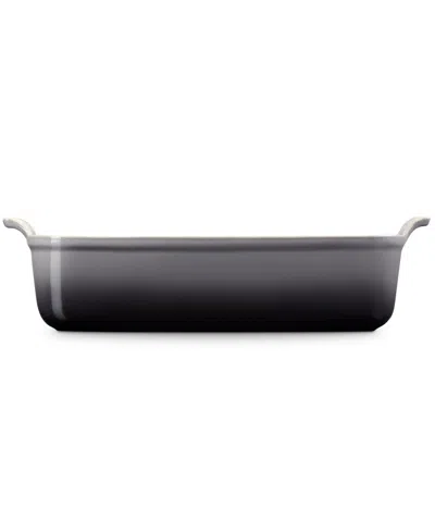 Le Creuset Stoneware 6.75 Quart Heritage Deep Rectangular Lasagna Dish In Gray
