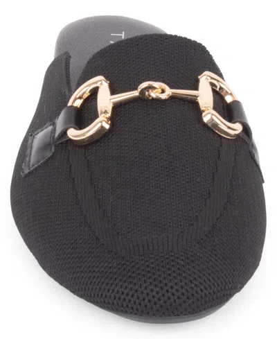 Tahari Augustine Bit Loafer Mule In Black