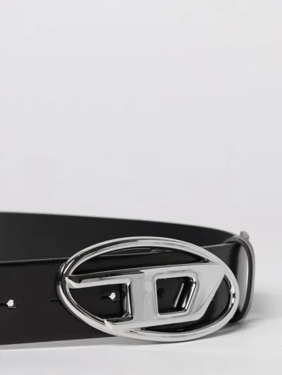Diesel Belts Black In Black