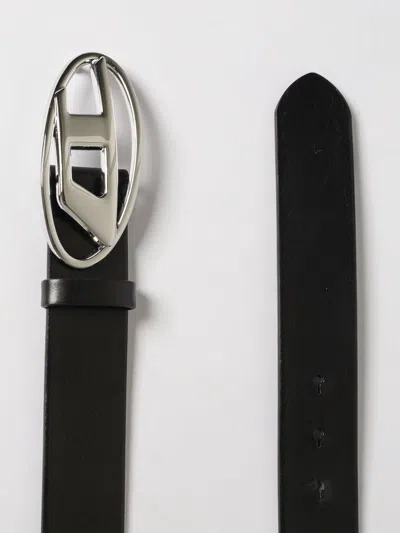 Diesel Belts Black In Black