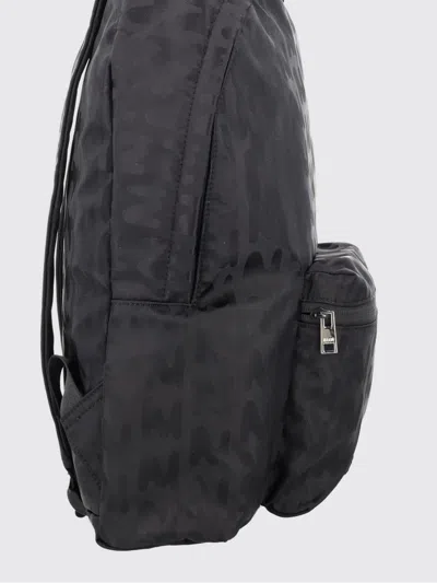 Msgm Backpack Men  In Black