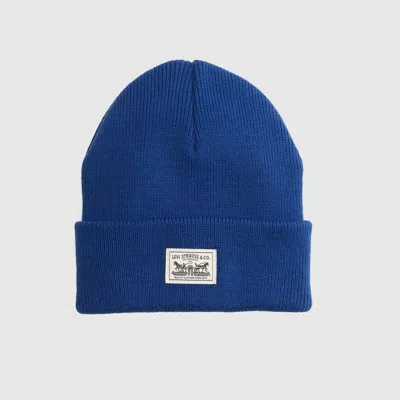 Levi's Backpatch Beanie In Blue