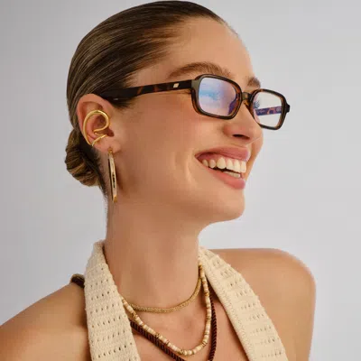 Le Specs Pilferer Blue Light Eyeglasses In Multi