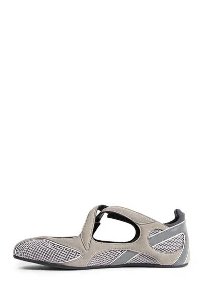 Attico Boots Lea Structured Knee-high Boots In Gray