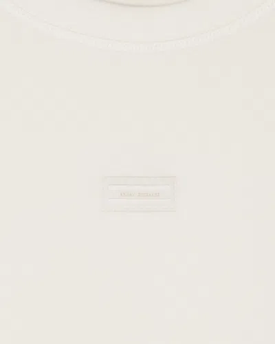 Armani Exchange Sweatshirt In Technical Fabric In White