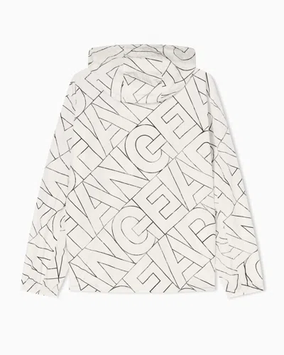 Armani Exchange Technical Fabric Windbreakers In White
