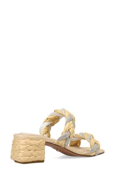Pelle Moda Ivia Raffia Sandal In Brown