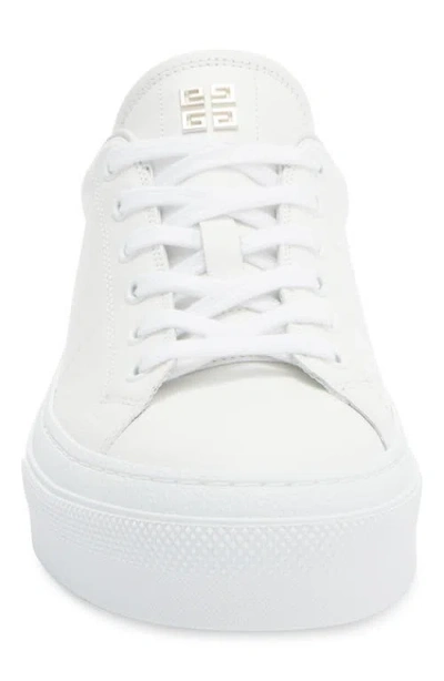 Givenchy City Platform Sneaker In White