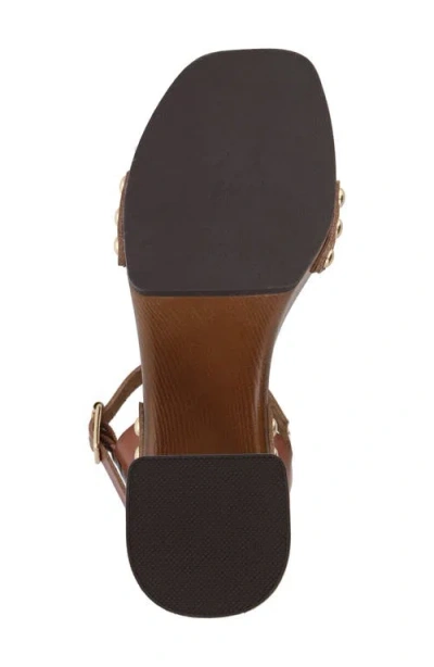 Mia Electrah Platform Sandal In Brown