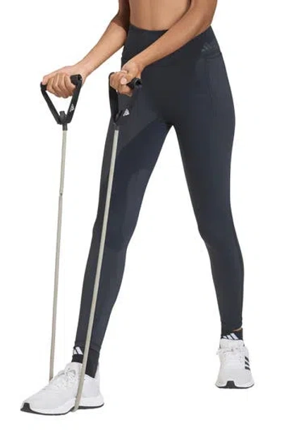 Adidas Originals Adidas Optime Training 7/8 Leggings In Blue | ModeSens