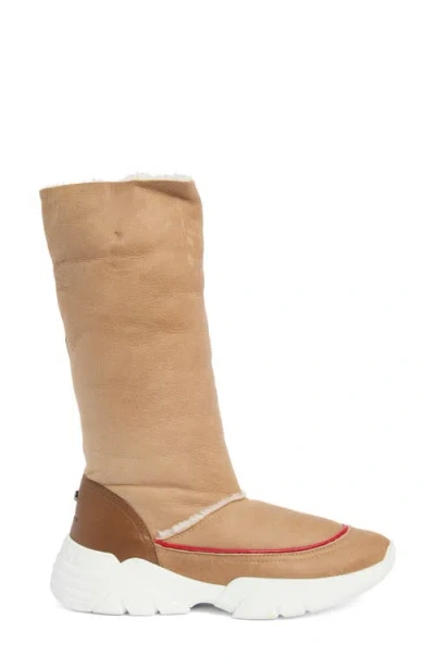 Longchamp Fleece Lined Tall Boot In Multi