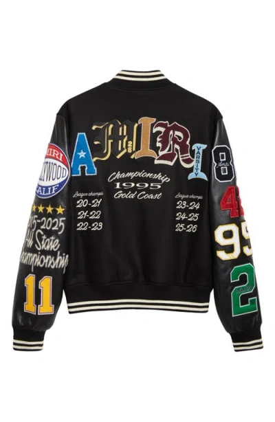 Amiri Varsity Patch Bomber Jacket In Multi
