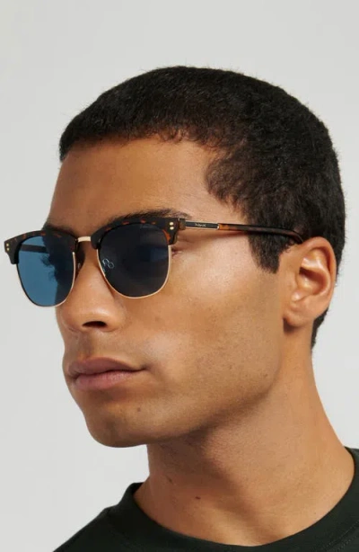 Polaroid 53mm Polarized Rectangular Sunglasses In Green