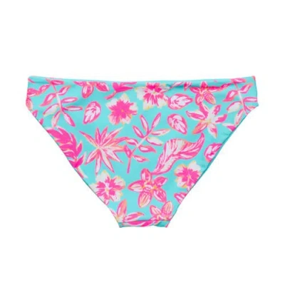 Snapper Rock Reversible Bikini Bottom In Blue