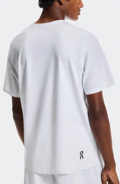 On Train Printed Jersey T-shirt In White
