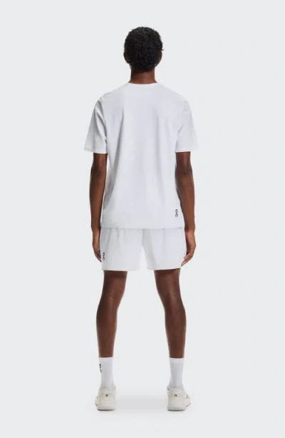 On Train Printed Jersey T-shirt In White