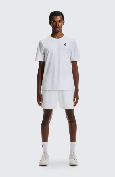 On Train Printed Jersey T-shirt In White