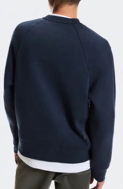 On Focus Tech Crewneck Sweatshirt In Blue
