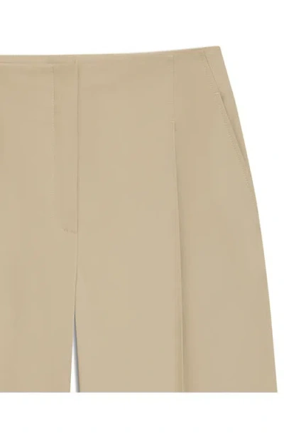 Hugo Boss Relaxed-fit Trousers In Stretch Cotton In Neutral