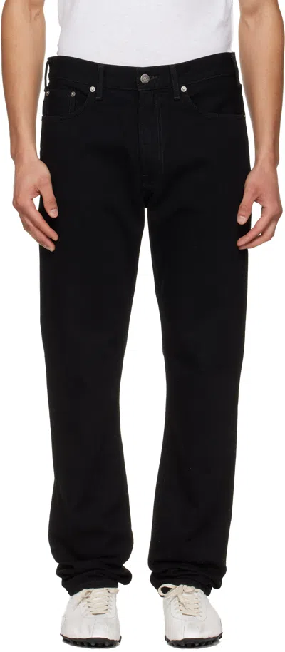 Acne Studios 1979m Belt Loop Jeans In Black