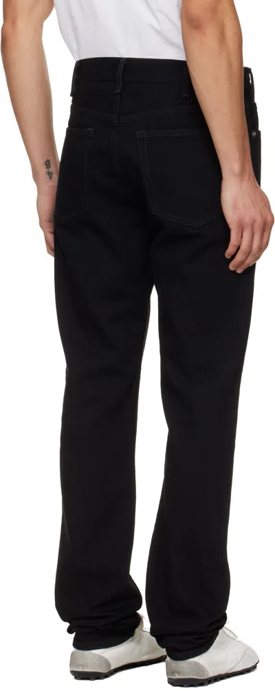Acne Studios 1979m Belt Loop Jeans In Black