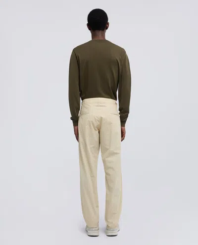 Aspesi Pantalon Chino Gabardine En Coton E Lin In Green